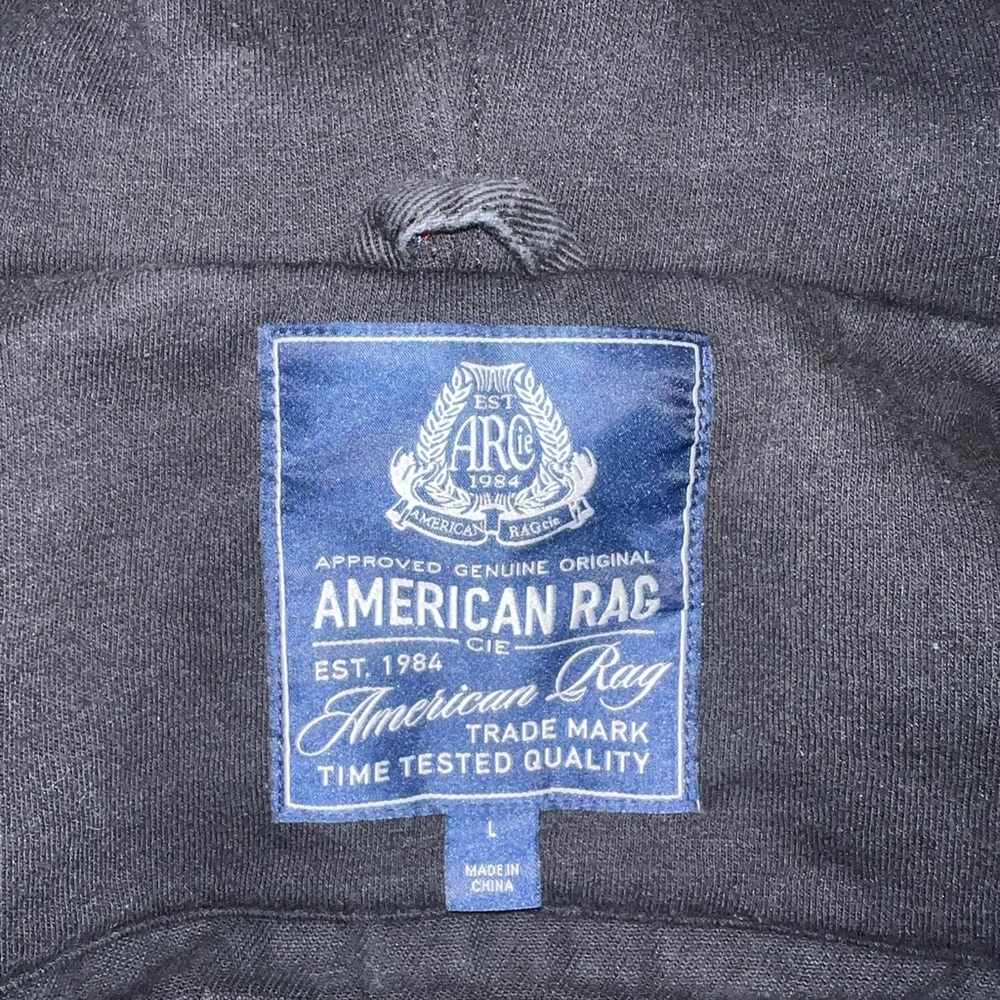 American Rag Charcoal Hooded Jacket for Men - Picture 3 of 6
